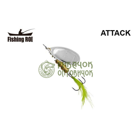Блешня Fishing ROI Attack 7gr 001 (уп5шт) (M122)