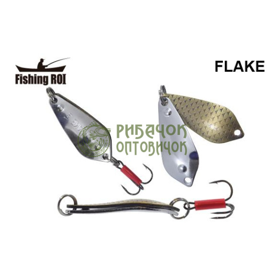 Блешня Fishing ROI Flake 18gr 007+001 (уп5шт) (M122)