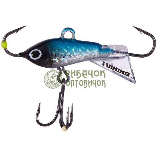 Балансир Viking Fishing Yeti Ice Jig 20mm 3.0g #3 Light Blue Glam
