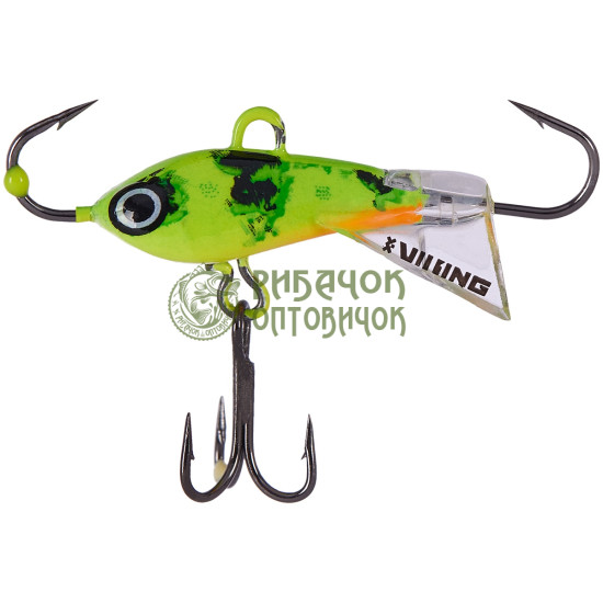 Балансир Viking Fishing Yeti Ice Jig 20mm 3.0g #5 Acid