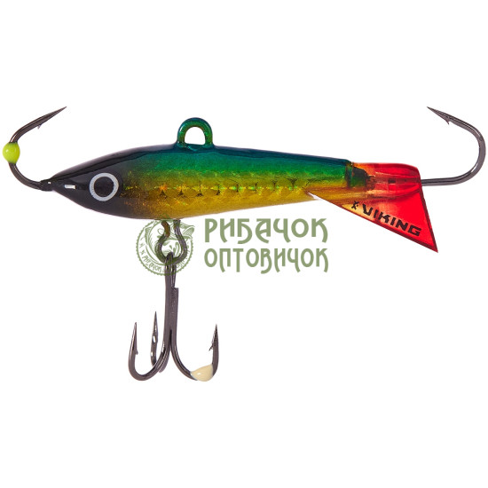 Балансир Viking Fishing Yeti Ice Jig 30mm 5.0g #2 Green Glam