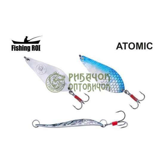 Блешня Fishing ROI Atomіс classic 10gr 015 (5шт/уп)