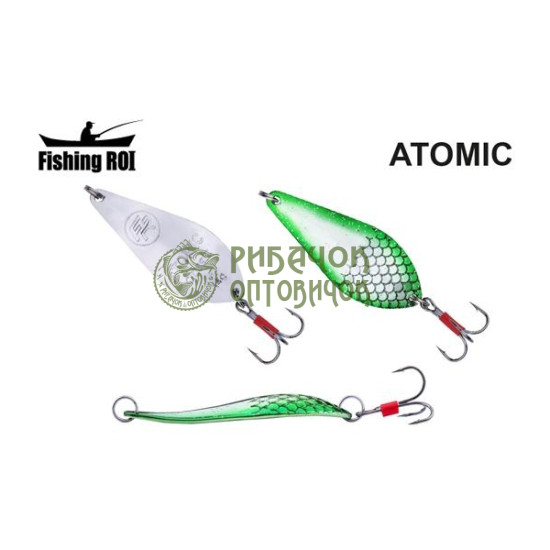 Блешня Fishing ROI Atomіс classic 10gr 145 (5шт/уп)