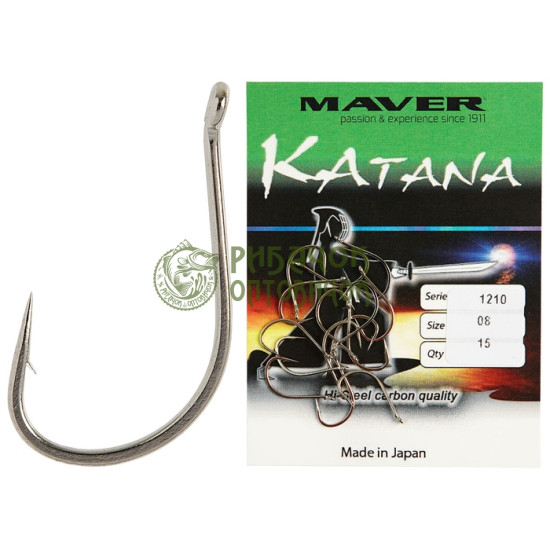 Гачок Maver Katana 1210A №08 (15шт/уп)