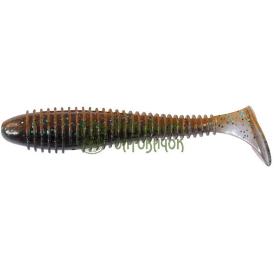 Keitech Swing Impact FAT 3.8 (6 шт/уп.) к:405 smoke cinnamon