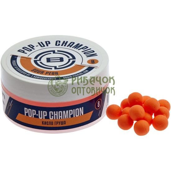 Бойли Brain Champion Pop-Up Sour Pear (груша) 12mm 34g