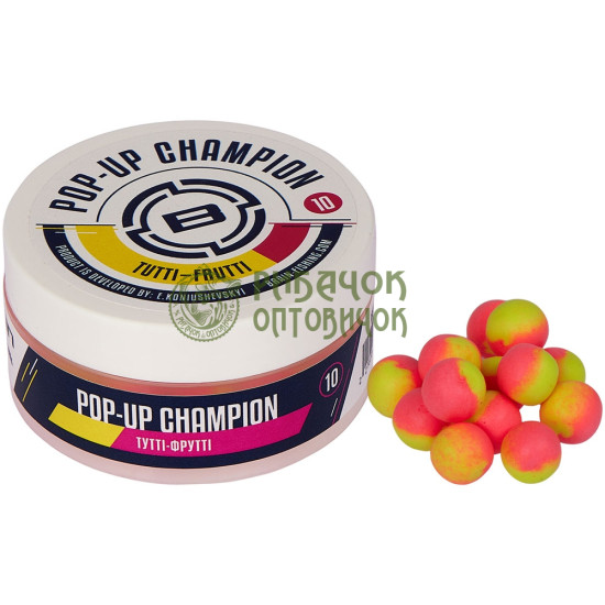 Бойли Brain Champion Pop-Up Tutti- Frutti (тутті-фрутті) 12mm 34g