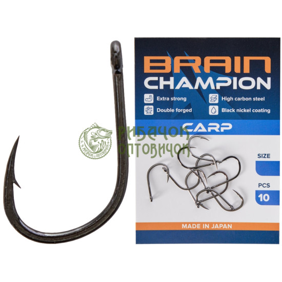 Гачок Brain Champion Carp #6 (10 шт/уп)