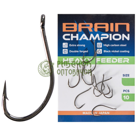Гачок Brain Champion Heavy Feeder #8 (10 шт/уп)