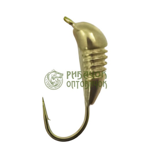 Морм. вольф. Fishing ROI Лялечка з вушком 2,5mm gold (10шт/уп) (M400)
