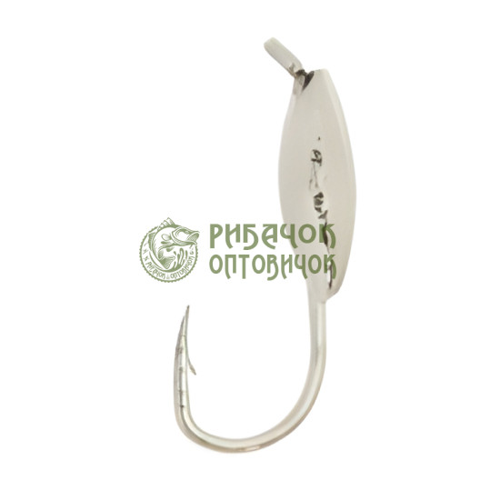 Морм. вольф. Fishing ROI Оливка з вушком 2,5mm silver (10шт/уп) (M400)