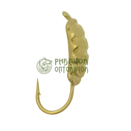 Морм. вольф. Fishing ROI Опариш з вушком 2,5mm gold (10шт/уп) (M400)