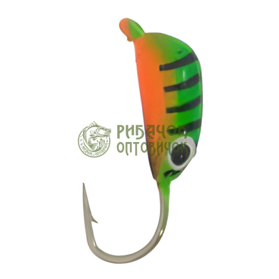 Морм. вольф. Fishing ROI Банан ризький з петлею і фарбуванням 3mm YN8P (10шт/уп) (M400)