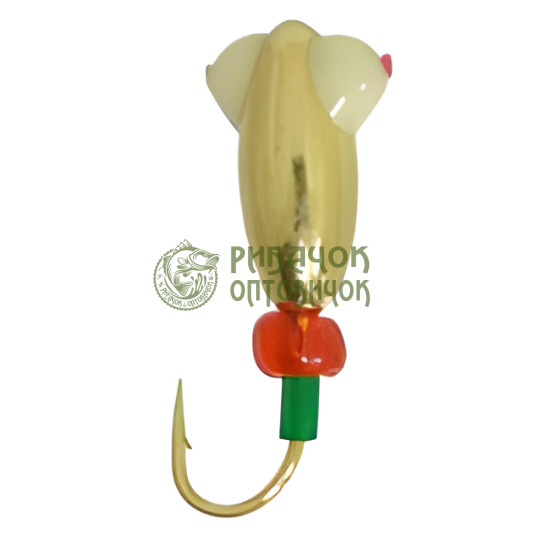 Морм. вольф. Fishing ROI Овсинка 3mm gold (10шт/уп) (M400)