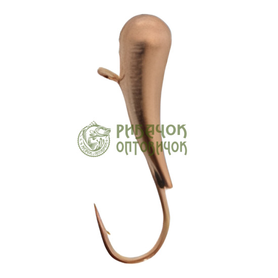 Морм. вольф. Fishing ROI Уралка-перевертень з вушком 3.3mm copper (10шт/уп) (M400)