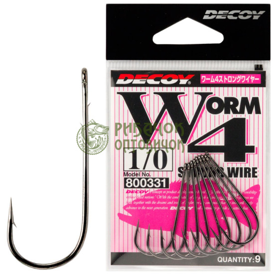 Гачок Decoy Worm4 Strong Wire #5/0 (7 шт/уп)