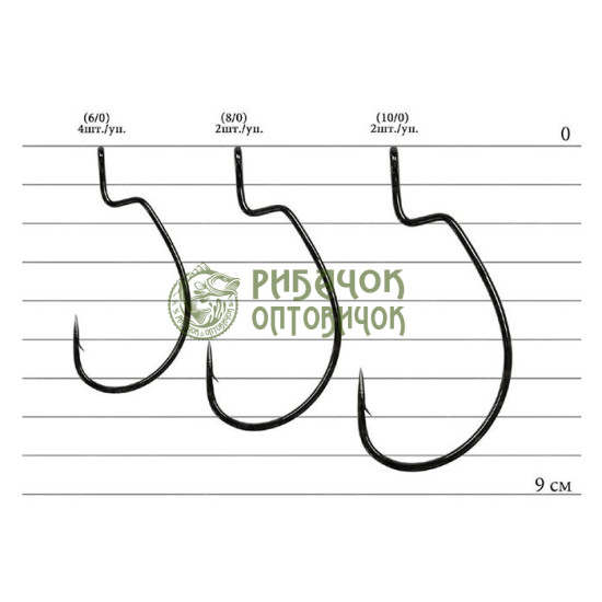 Гачок Decoy Worm26 Kg HOOK MAGNUM #10/0 (2 шт/уп)