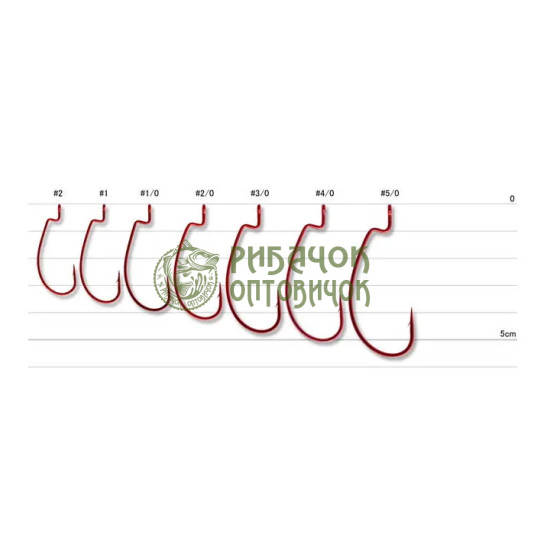 Гачок Decoy Worm17R Kg Hook 3/0, 6 шт/уп.