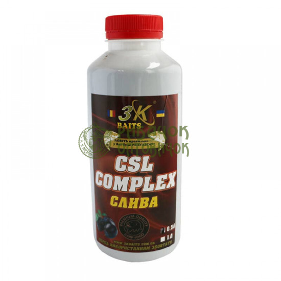 Кукурудзяний лікер "3KBaits" «CSL Complex» (слива) 500 мл	
