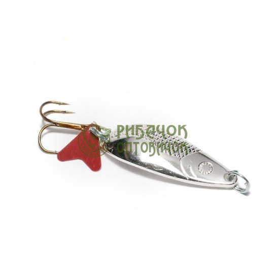 Блешня SPINNEX Коливалка BASS - 10г(срібло)  BS-2-S