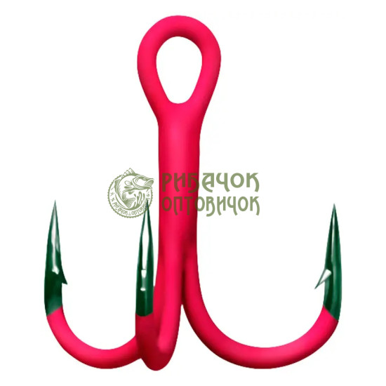 Gurza ROUND TREBLE ST-36 UV RED # 12 3 шт.