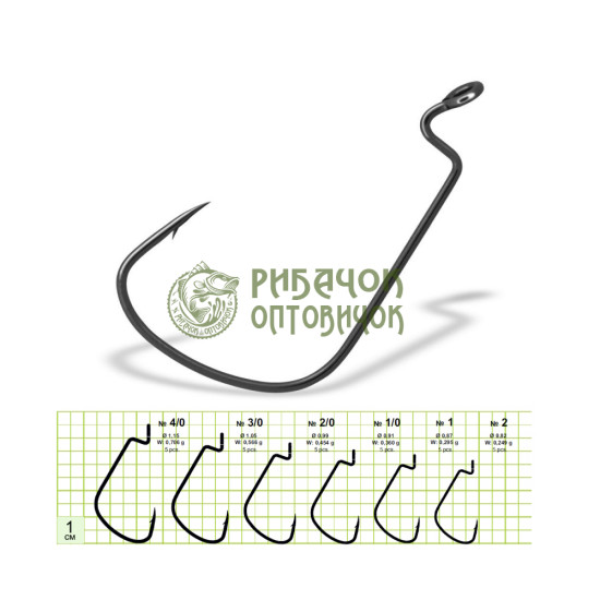 Gurza WORM 777 LE # 1/0 BN 5 шт. х 10