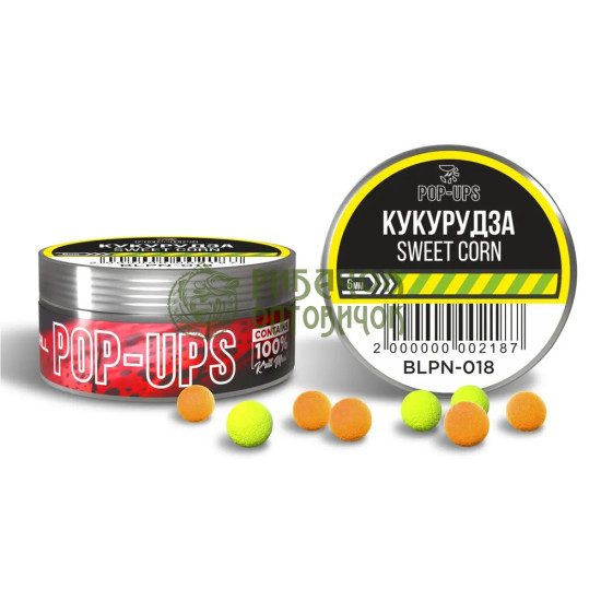 Interkrill POP-UP 6mm Sweet Corn/Кукурудза, 15г