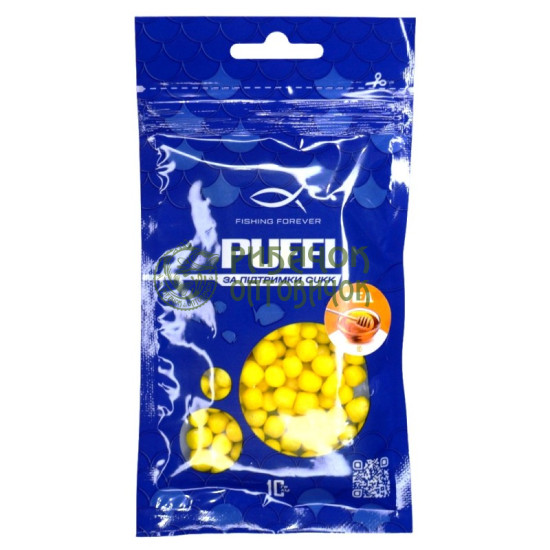 NEW "FF" Повітряне тісто (Cukk Puffi) Мед mini 10 гр.  (30шт/уп.)