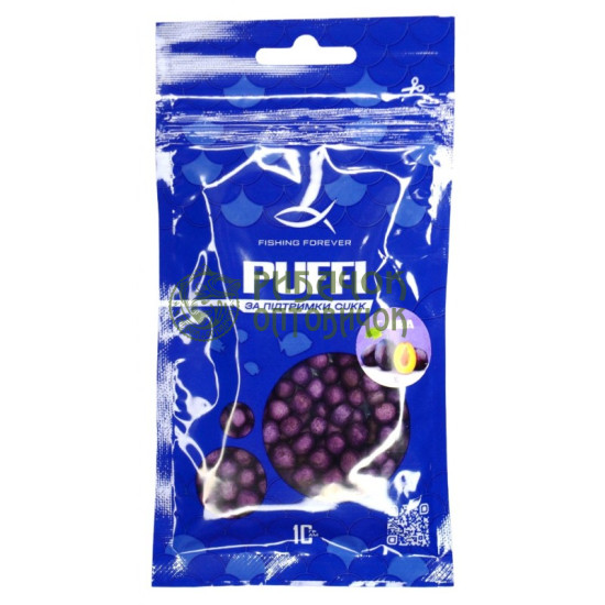 NEW "FF" Повітряне тісто (Cukk Puffi) Слива mini 10 гр.  (30шт/уп.)