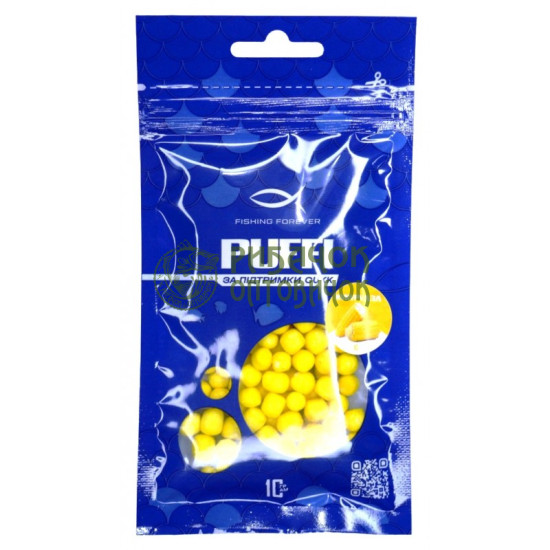 NEW "FF" Повітряне тісто (Cukk Puffi) Кукурудза mini 10 гр.  (30шт/уп.)