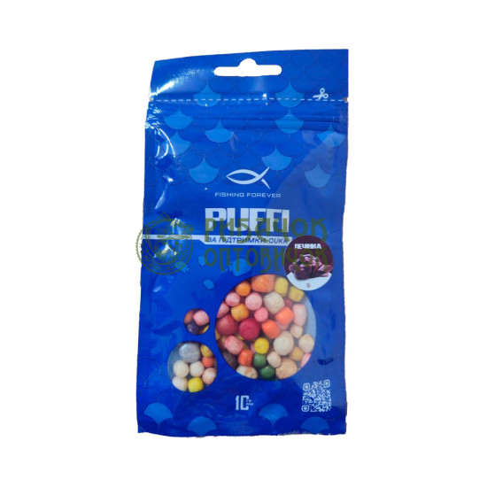 NEW "FF" Повітряне тісто (Cukk Puffi) Печінка mini/midi 10 гр.  (30шт/уп.)