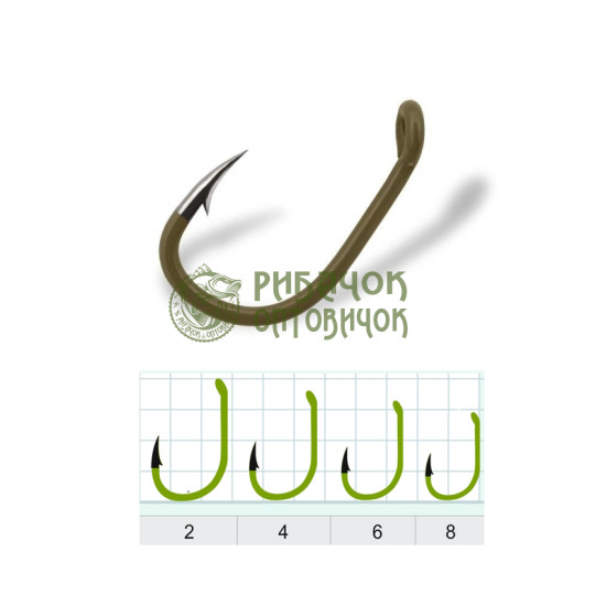 Гачок Gurza SELECT CARP C Ring (Camou) # 6 5 шт. х 10
