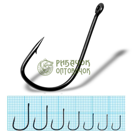 Гачок Gurza CHINTA F12 # 9 BN (Ø : 0,42 mm) 10 шт. х 10
