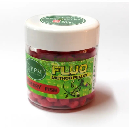 Soft Pellet 50gr 8mm Strawberry Fish & Полуниця Риба