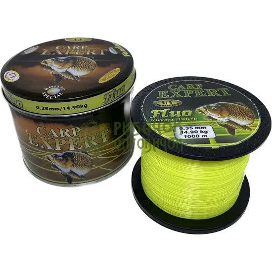 Жилка Carp Expert UV Fluo Yellow 1000м 0.35мм 14.9кг