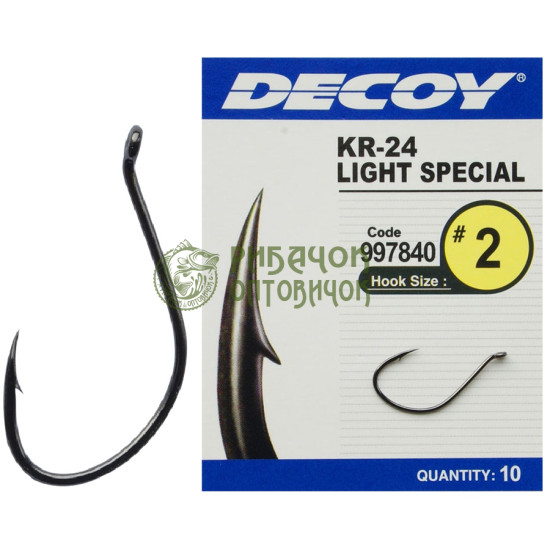 Гачок Decoy KR-24 Light Special 03, 10 шт/уп