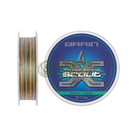 Шнур Brain Scout 4X 150m (camo) 0.100mm 5.8kg