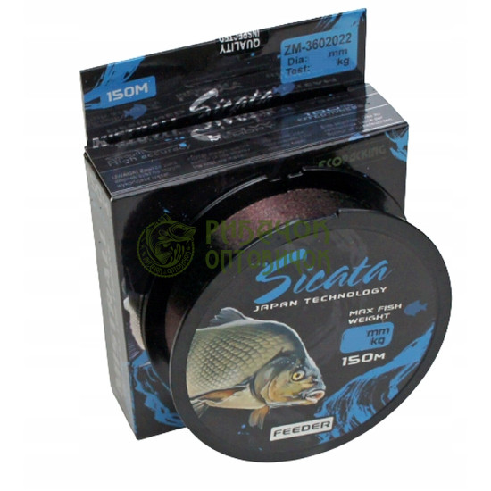 Волосінь Mistrall 3D Sicata FEEDER 150 m 0,28 мм