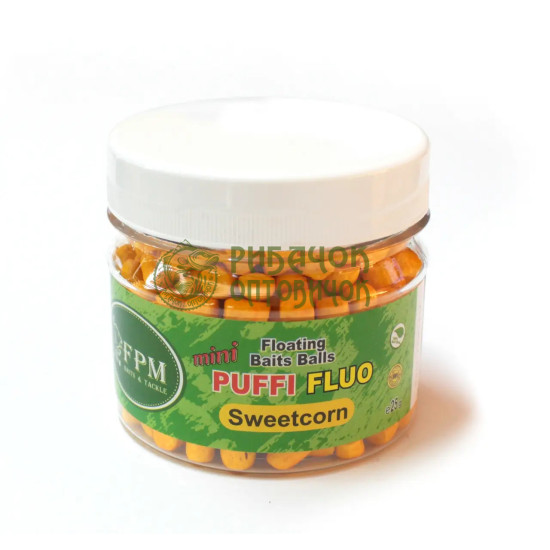 Fluo Carp Puffi mini Sweetcorn 25gr & Кукурудза