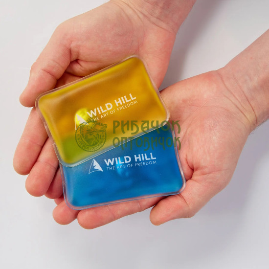 Грілка для рук Wild Hill reusable hand warmer M (10*6.5см. Х 2шт.) жовто-блакитний