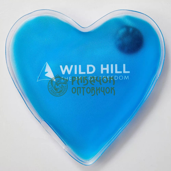 Грілка для рук Wild Hill reusable hand warmer L "Heart" (10.2*10.7см.) blue, red, yellow