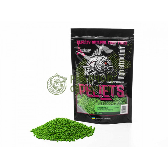 Метод-Стік Мікс Carptronik Пелетс 3мм. Green pea (зелений горох) 250гр.