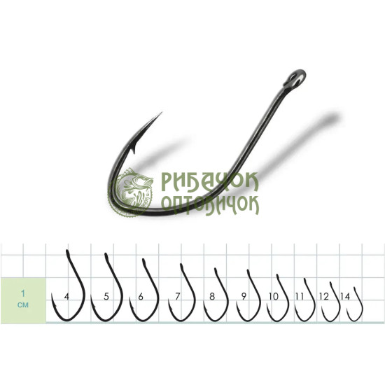 Гачок Gurza AJI Ring BN # 4 10 шт. х 10