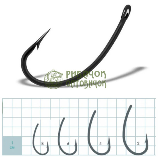 Гачок Gurza CURVE SHANK # 6 PTF 7 шт. x 10