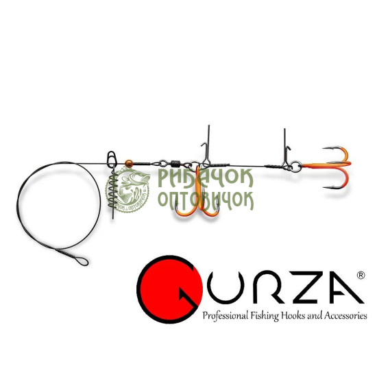 Gurza STINGER PIKE RIG DUO ST36 # 3/0 ORuv 1 шт.