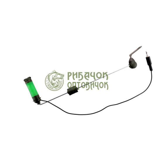 Свингер Fishing ROI Bite Indicator на планці з підключенням (зелений)
