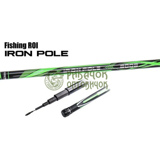 Вудилище махове Fishing ROI IRON POLE 5.0m 40-100 (25шт/ящ) (M225)