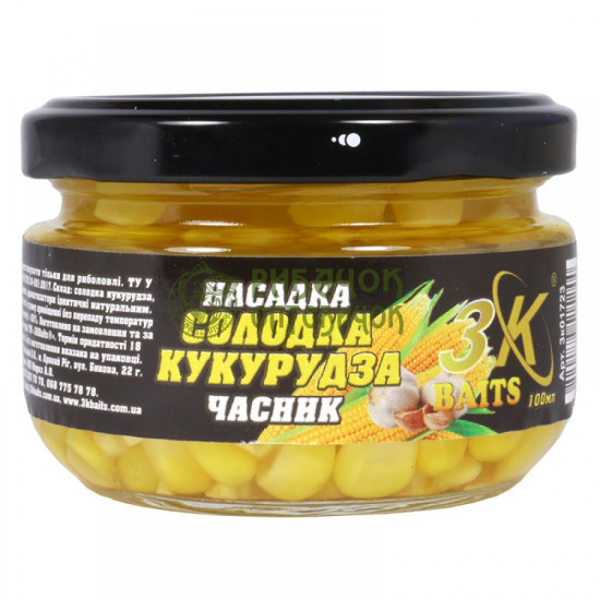 3Kbaits Насадка "Солодка кукурудза" Premium (часник) 100мл