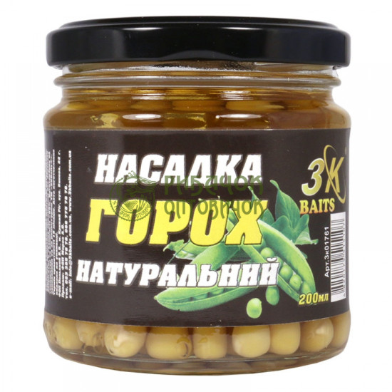 3Kbaits Насадка "Горох" Premium (натуральний) 200мл