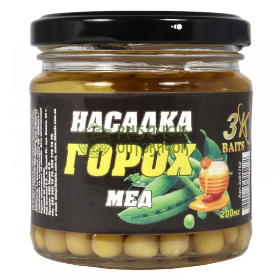3Kbaits Насадка "Горох" Premium (мед) 200мл